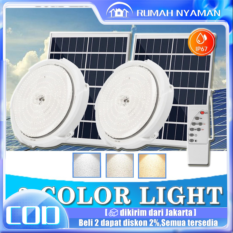 Solar Ceiling Lampu Lampu Solar Cell Lampu Langit-langit Surya LED Modern solar light Indoor ceiling