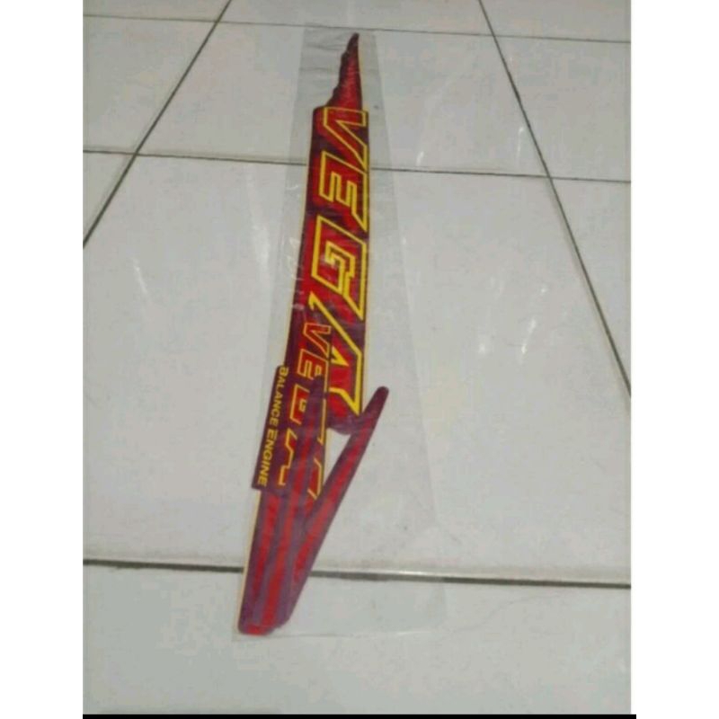 STRIPING STIKER YAMAHA VEGA R LAMA TAHUN 2000 WARNA MERAH