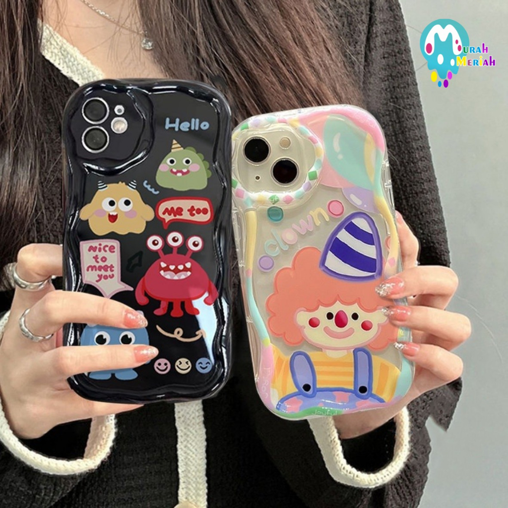 SS845 Case Badut Lucu Monster Kecil Kartun Untuk Xiaomi Redmi A1 A2 PLUS A3 A5 8 9 9A 9I 9C 10A 10 1