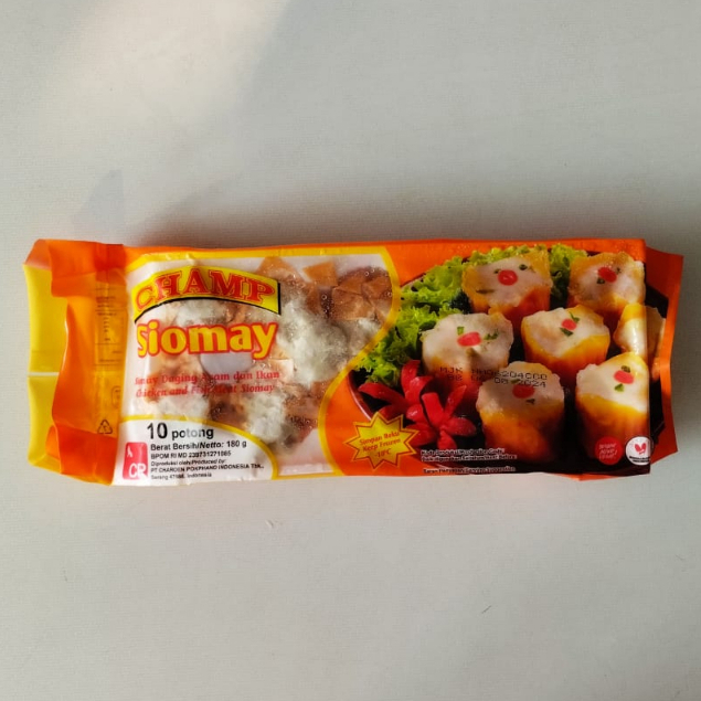 

Siomay Daging Ayam dan Ikan Champ 180gr Siomay Champ Frozen