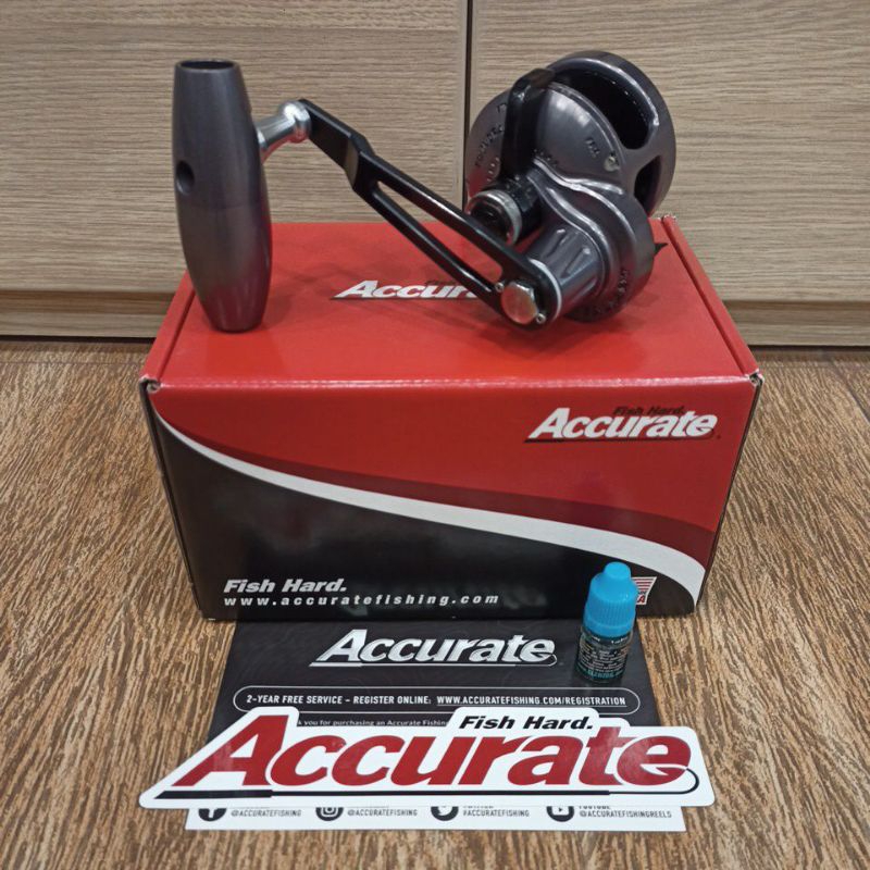 Reel Pancing Accurate Valiant BV-500XN-GMB Reel Jigging Handle Kanan