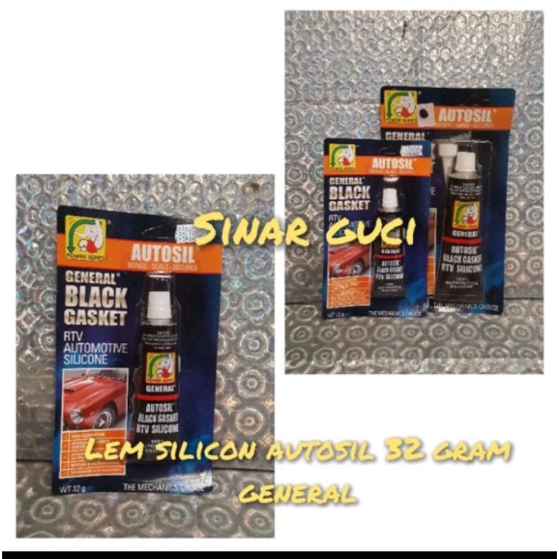 

Lem Silicon Silikon Black Autosil 80 Gram General