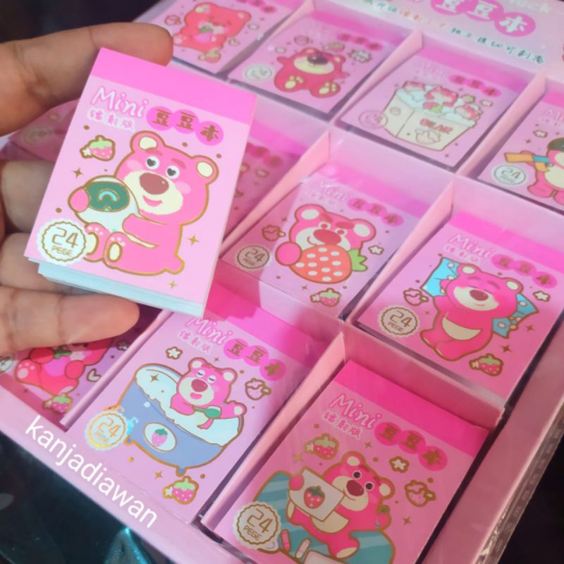 

Buku Stiker LOTSO TOY Story Sticker Pack Pink Bear