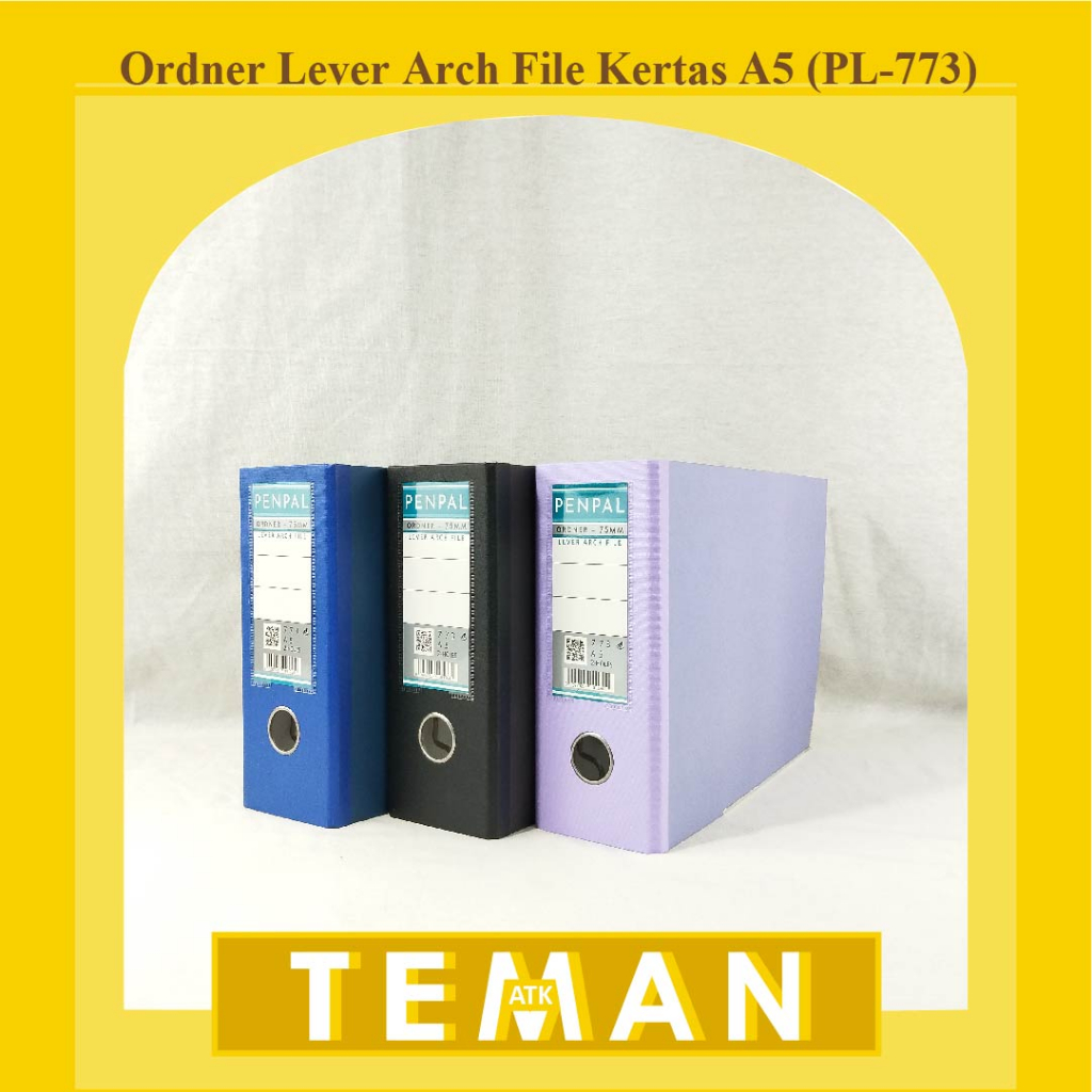 

Ordner / Lever Arch File Kertas A5 Penpal (PL-773)