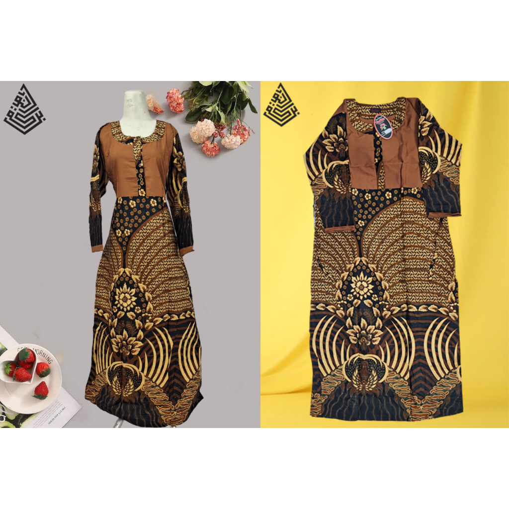 (GROSIR) Gamis Batik Modern Wanita Muslimah - RE BATIK -