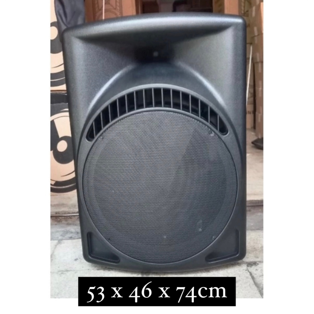 Box Speaker 15in  Plastik 53 x 46 x 74