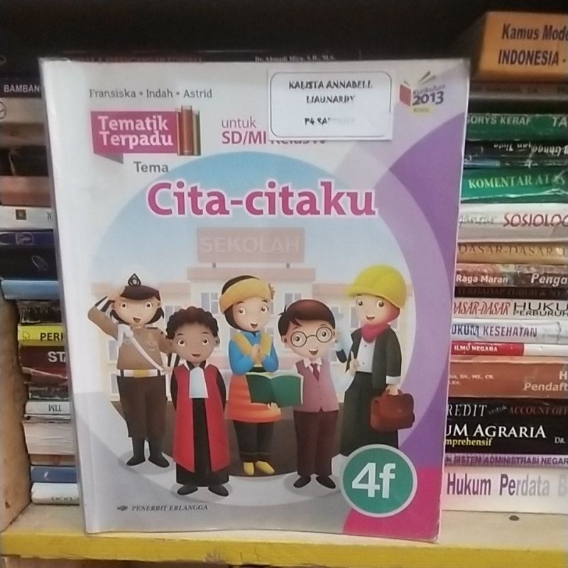 buku tematik terpadu cita citaku kelas 4f sd