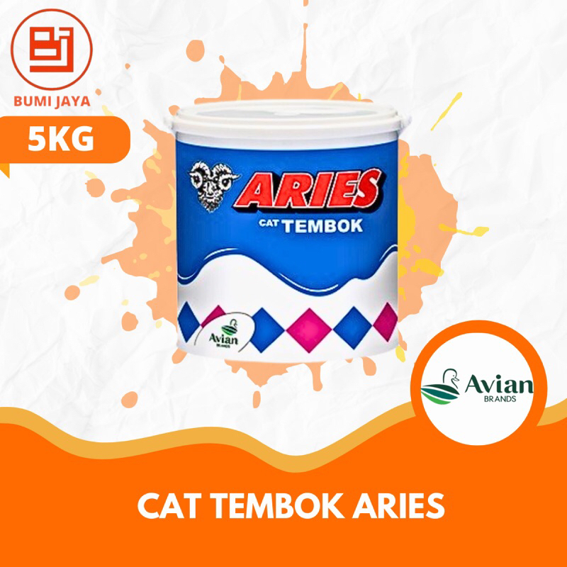 Cat Tembok Avian Aries White 5 Kg