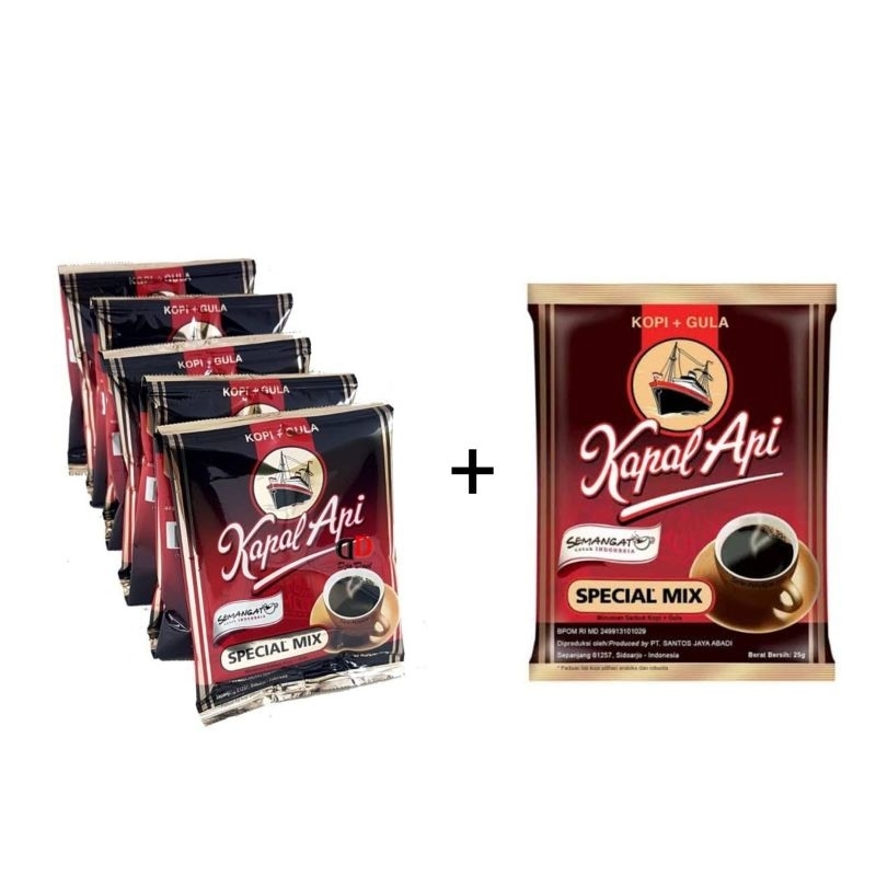 

Kopi Kapal Api 1 RENCENG + 1 SACHET