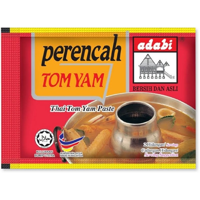 

perencah Tomyam bumbu Tom Yam tomyum adabi malaysia