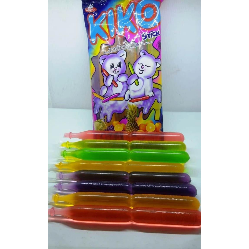 

{ 1 Pack isi 10pcs } KIKO Ice Stick - Minuman Rasa Buah bentuk Stick