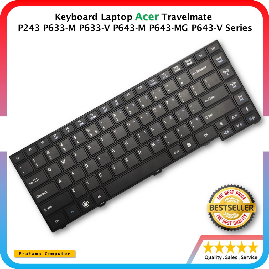 Keyboard laptop Acer Travelmate P243 P633-M P633-V P643-M P643-MG P643-V Series