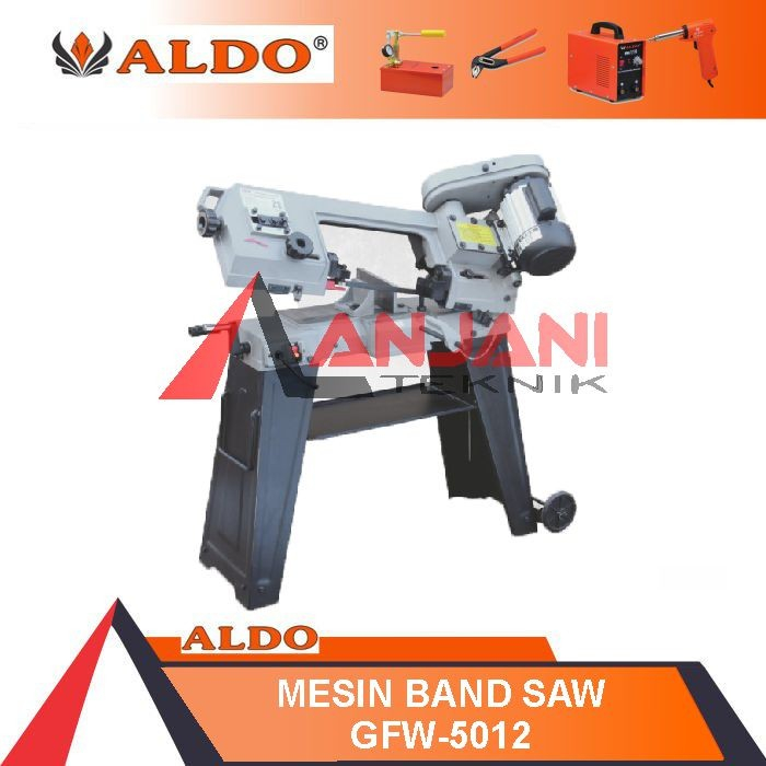 ALDO GFW 5012 MESIN GERGAJI POTONG BESI BANDSAW HORIZONTAL BAND SAW
