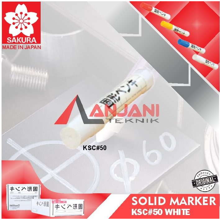

SAKURA SOLID STEEL MARKER WHITE SPIDOL PERMANEN PENANDA BESI PUTIH