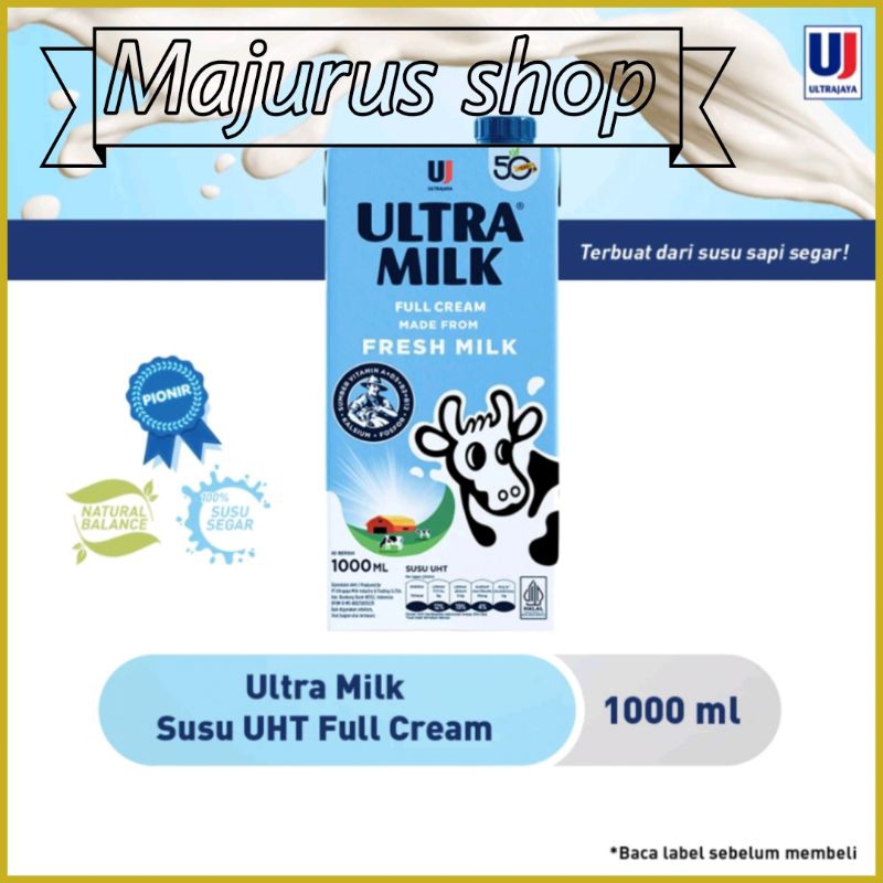 

Susu UHT Ultra Milk 1000ml -(1000ml / 1 PCS)