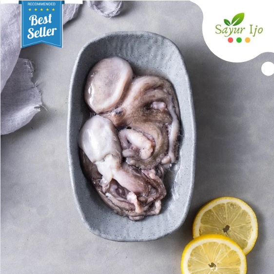 

Baby Octopus Golden Seafood 180-200 Gram / Pack Fresh Frozen Daging Gurita Seafood Segar