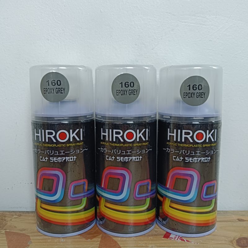 pilok pilox cat semprot HIROKI 160 EPOXY GREY epoxy poxy cat dasar 300cc