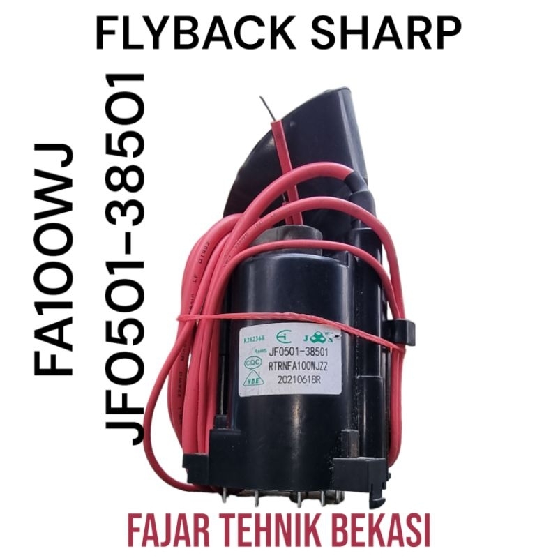FLYBACK SHARP FA100WJ - JF0501-38501 - RTRNFA100WJZZ