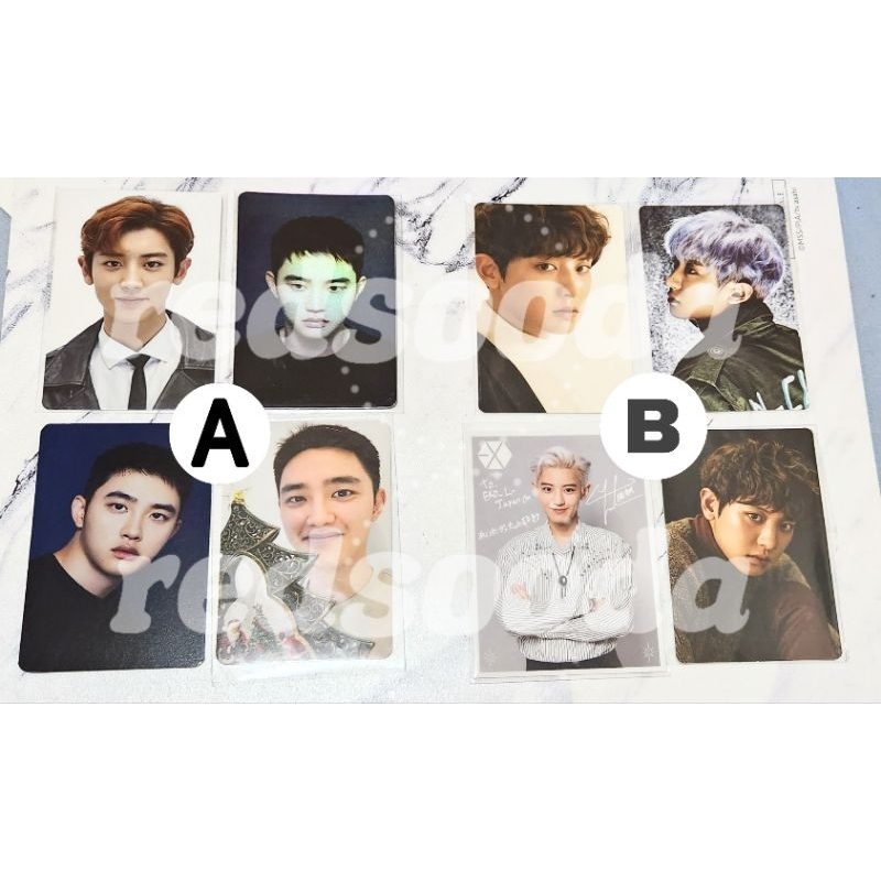 Chanyeol Kyungsoo Photocard Stamp Season Greeting Power For Life Exploration Japan