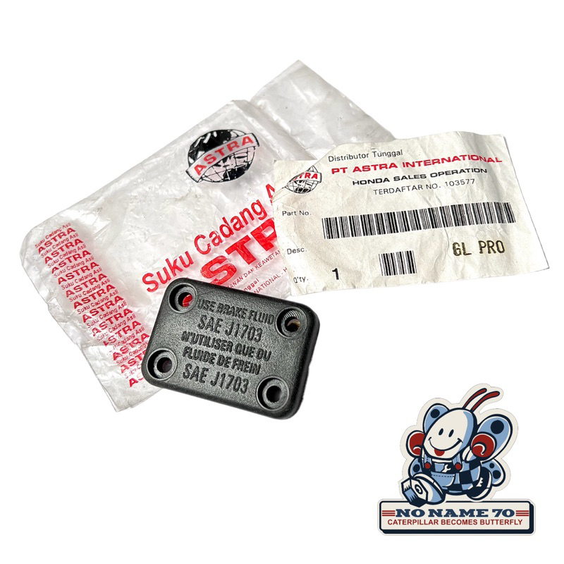 Cover Tutup Atas Minyak Master Rem Kaliper Cakram Honda GLPRO GLMAX GL Pro Max 4 Lubang Lawas