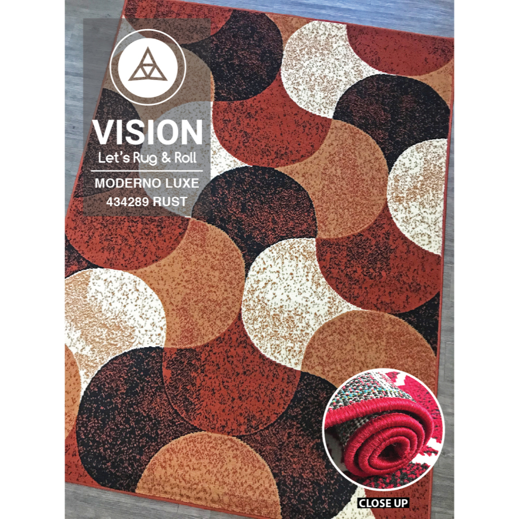 Karpet Lokal Moderno LUXE 115 x 155 cm 4289 Rust