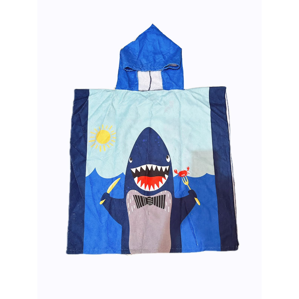 beach towel kids handuk mandi pantai anak renang unicorn shark crab icecream 2-8TH