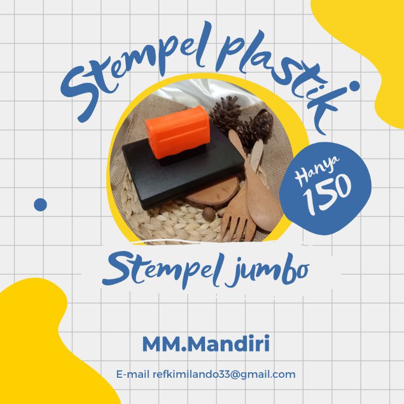 stempel plastik/stempel jumbo/STEMPEL lebel kemasan