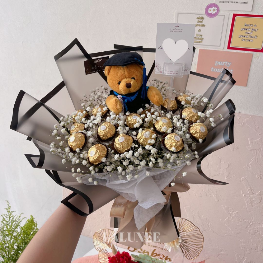 Buket Coklat Ferrero Rocher Bouquet Buket Wisuda Ferero