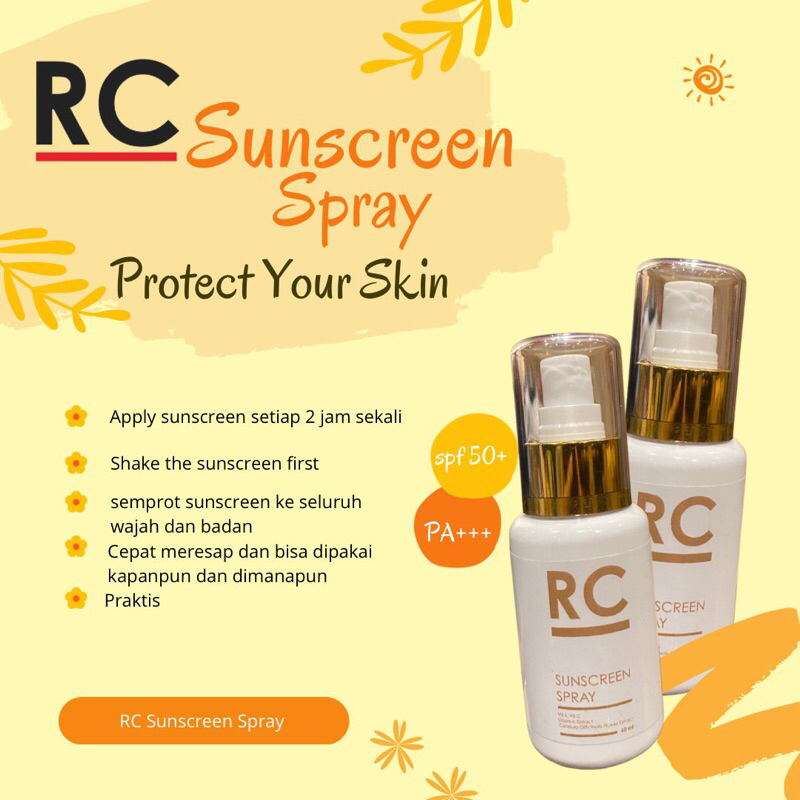 RC BEAUTY GLOW SUNSCREEN BPOM