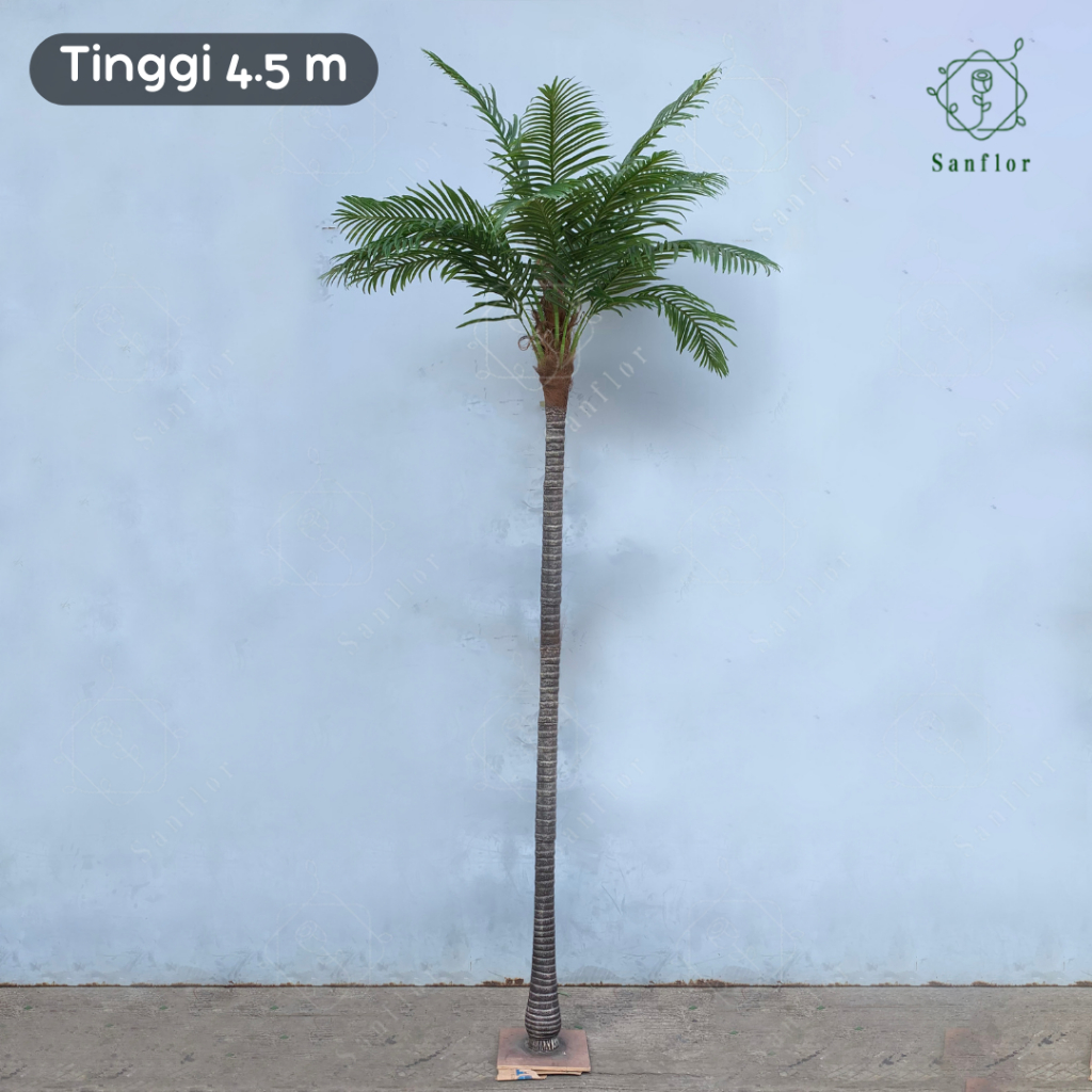 ACAI PALM TREE ARTIFICIAL TINGGI 4.5 METER/ POHON PALEM PALSU/ TANAMAN HIAS/ DEKORASI TAMAN