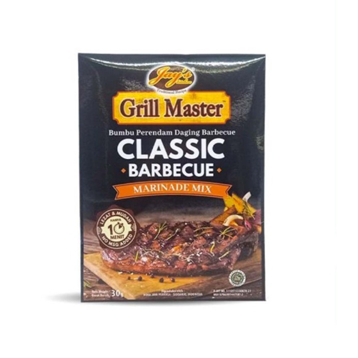 

Jay's Grill Master Bumbu Marinasi Classic & Hot Spicy Barbeque 30gr