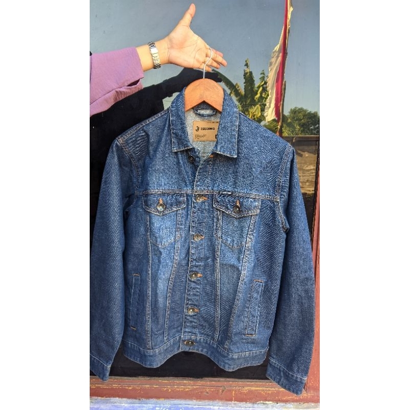 Preloved Jaket Jeans 3second Original Mulus Likenew
