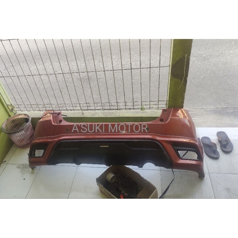 bemper bumper belakang yaris plus bodykite 2016