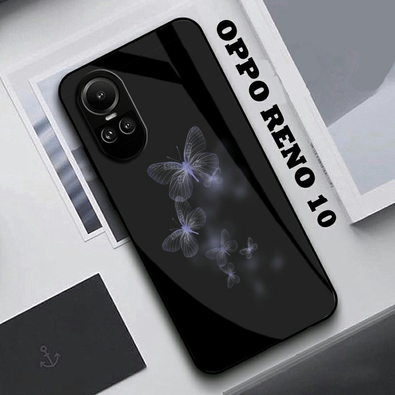 Softcase Glass OPPO RENO 10 Terbaru [K265] - Softcase Mirror - Softcase Kaca OPPO RENO 10 - Softcase