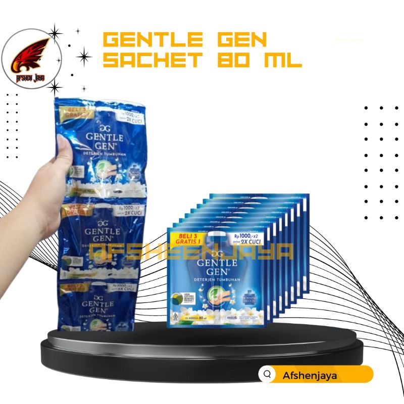 ⭐AJ⭐ Gentle Gen Sachet 40 ml 80 ml 360 ml 700 ml | Detergen Detergent Liquid Cair 1 Dus Karton Rente