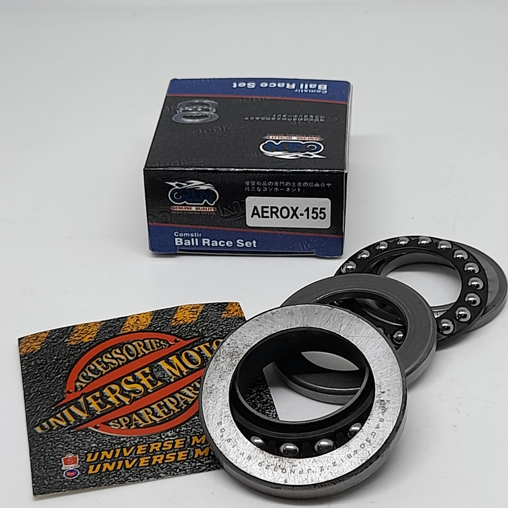 KOMSTIR NMAX AEROX XEON COMSTIR MANGKOK STANG BALL RACE STERING SET