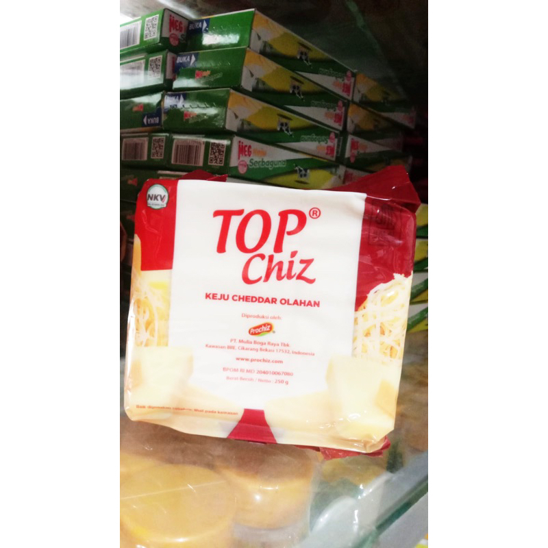 

KEJU TOP CHIZ PROCHIZ 250g / KEJU CHEDDAR OLAHAN