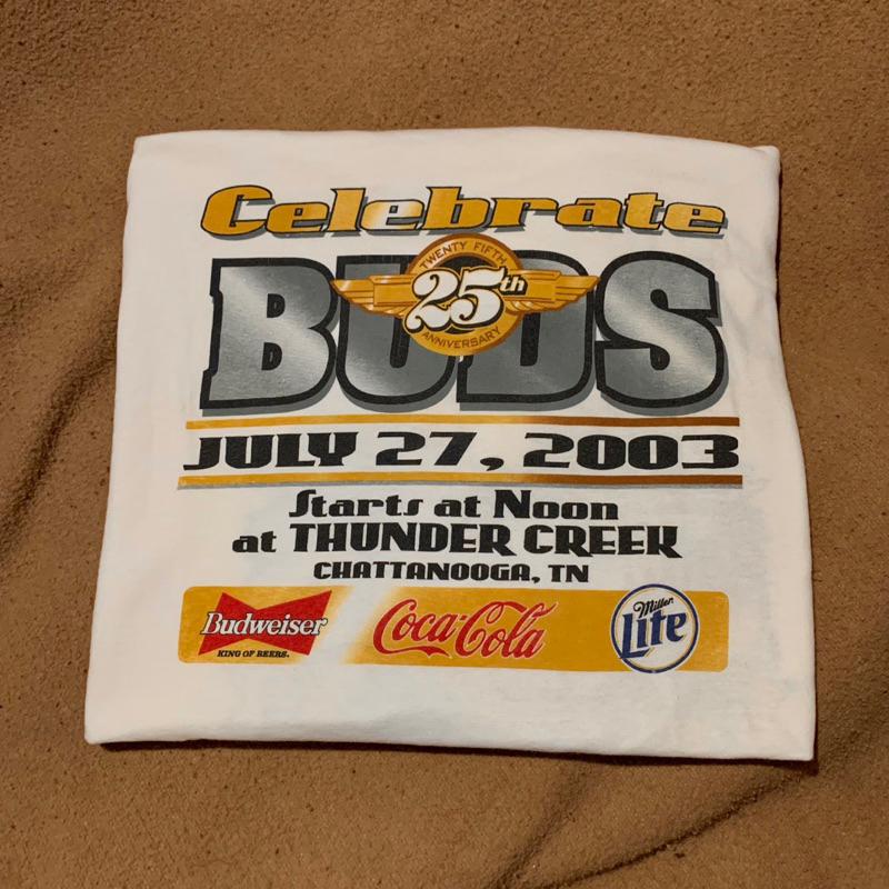 Kaos Budweiser Sponsored tees - Kaos Budweiser / Kaos Vintage / Kaos Coca cola / Kaos art / Kaos Sec