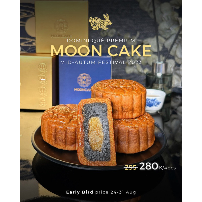 

Mooncake telur asin / Kue Bulan / Tong Jiu Pia - Domini Qué Premium