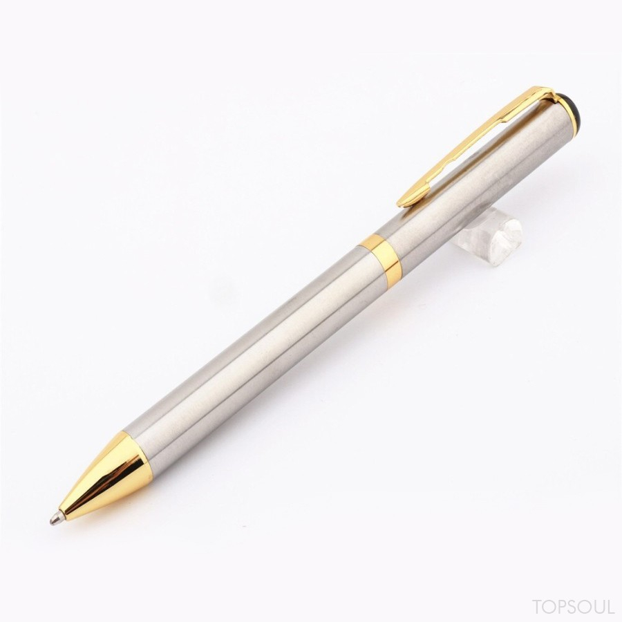 

Pulpen Metal PRO Mewah Silver Gold Besi Emas Seminar Souvenir PM 03