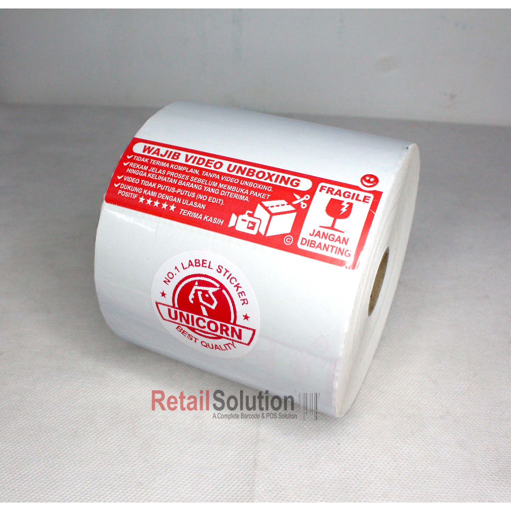 

RK Stiker Label Thermal AWB Resi Alamat Unboxing Fragile A6 100x150 @500