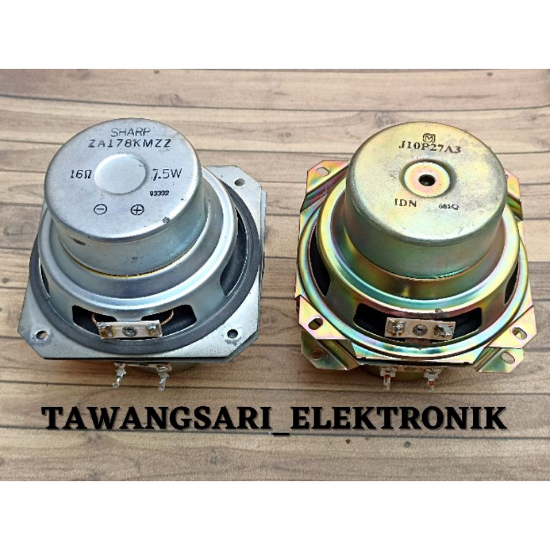 spiker tv 4 inch speaker TV subwoover 4" cabutan tv spiker tv cabutan woofer