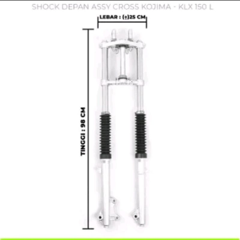 shock depan klx/shock tele klx/shock depan klx model original/shock depan klx standart/shock depan klx long