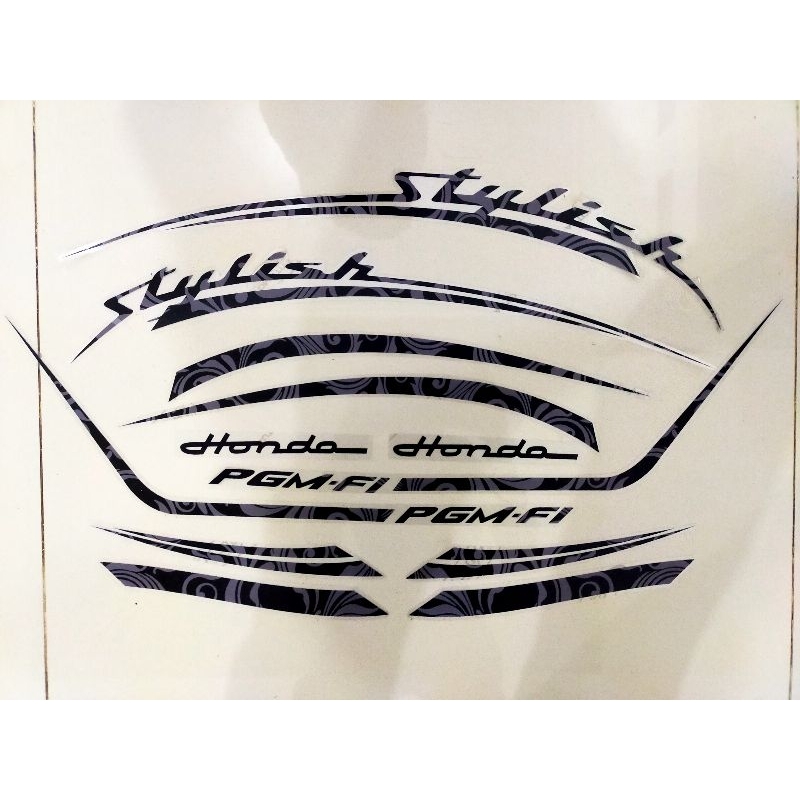 STRIPING STICKER TRANSPARAN SCOOPY NEW 2021-2022 STYLISH BATIK