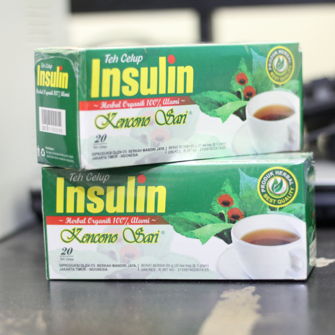 

Teh Celup Insulin Kencono Sari Teh Obat Herbal Diabetes Asli Original