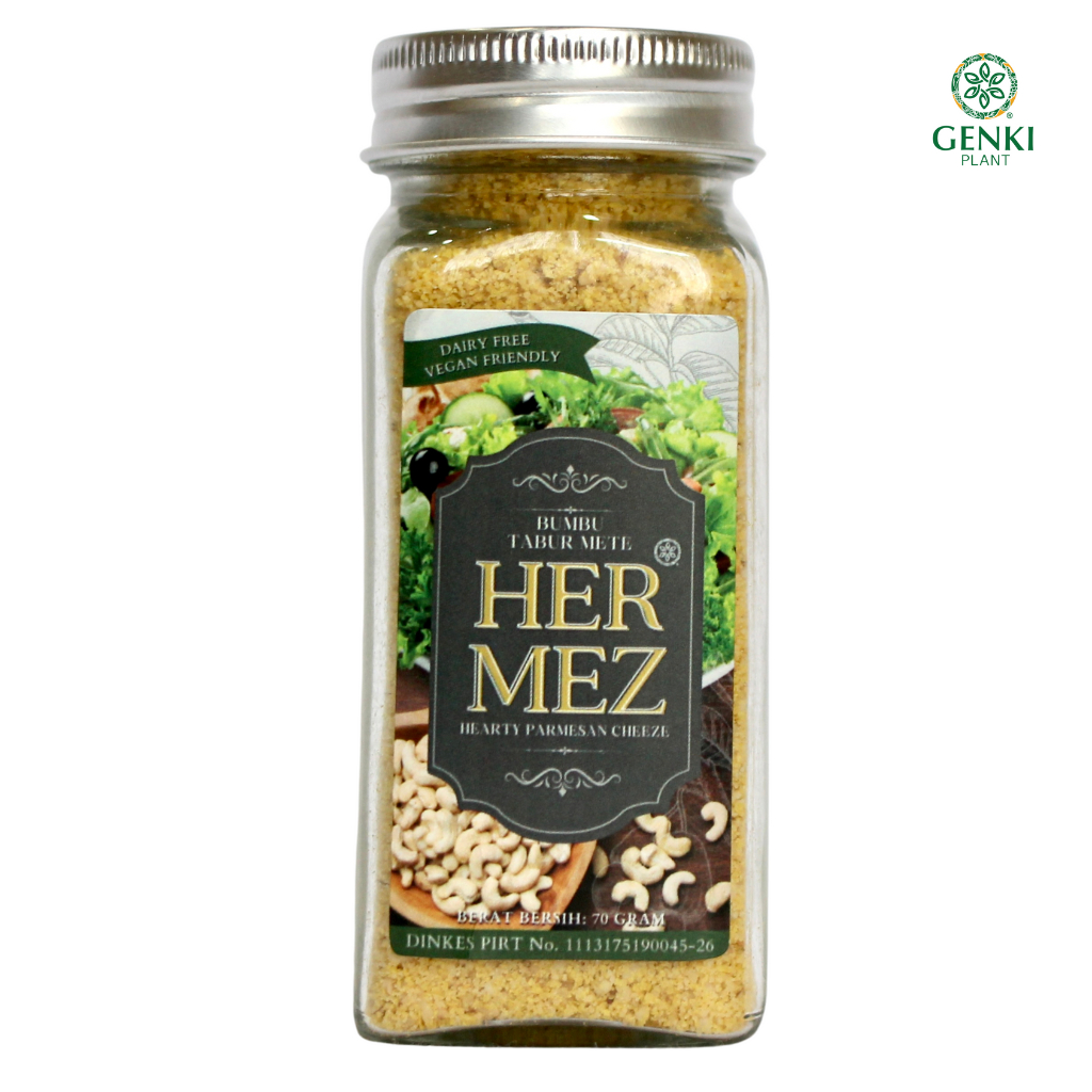 

Hermez Parmesan Cheeze / Vegan Parmesan / Keju Vegan - 70 g