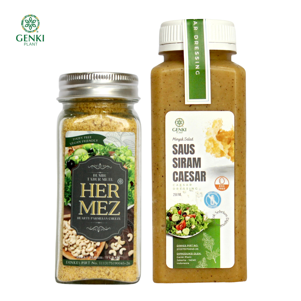 

NO_MORE Bundling Hermez Vegan Parmesan & Vegan Caesar Dressing