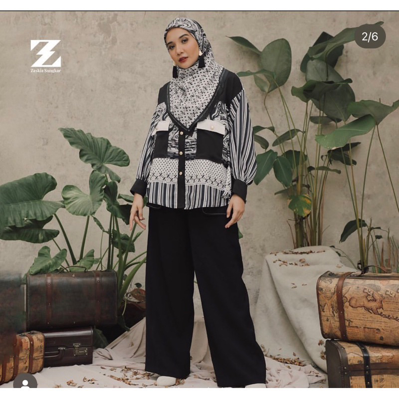 kalea blouse zaskia sungkar Preloved murah nett (baca deskripsi)