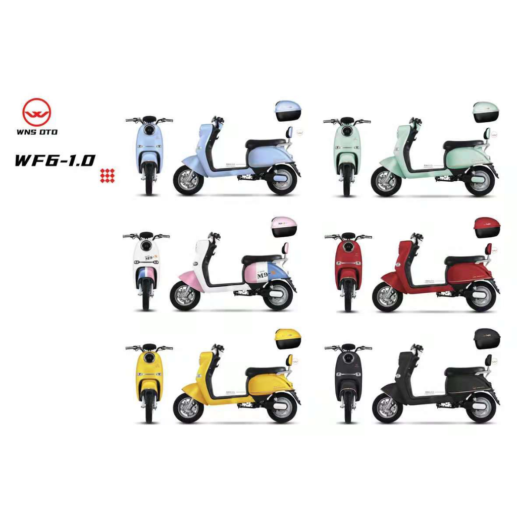 Motor Listrik WFG-1.0 WNS OTO Motor Listrik Speedometer Digital Garansi SNI 800 Watt