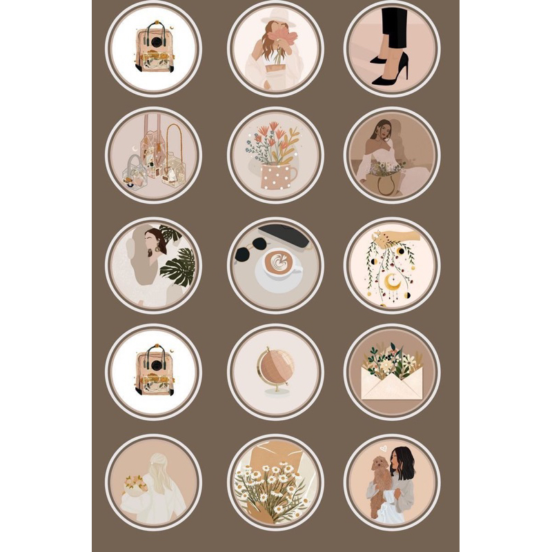 

Stiker Aesthetic Lucu / STIKER LAPTOP / STIKER KULKAS / STIKER BOOKMARKS